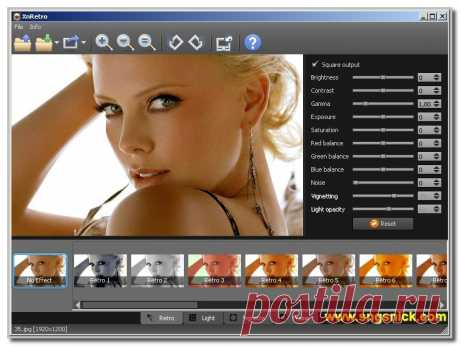 Украшаем фотографии с помощью программы XnRetro 1.26