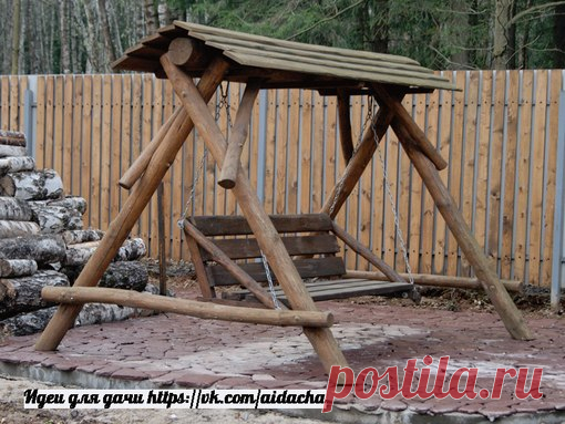 Делаем качели своими руками (схема)