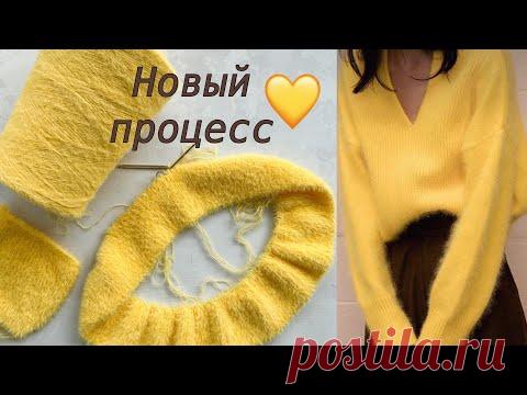 Новый процесс на спицах 💛 Немного обо мне, о том, как живем во время войны в нашей стране.