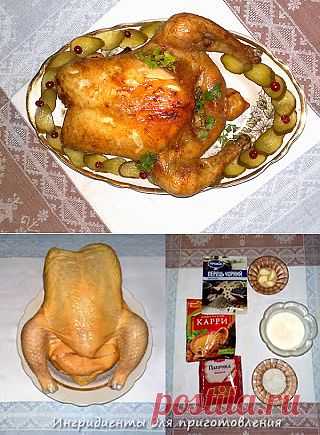 У Аннушки: Курица запеченная.