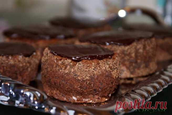 Шоколадные пирожные по мотивам «А-ля Sacher» | Кошкин дом