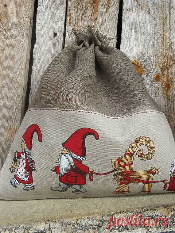 Skandinavische Weihnachten Geschenk Tasche Holiday von ViViCreative