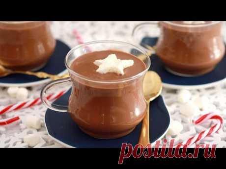 Hot Chocolate with Frozen Whipped Cream!