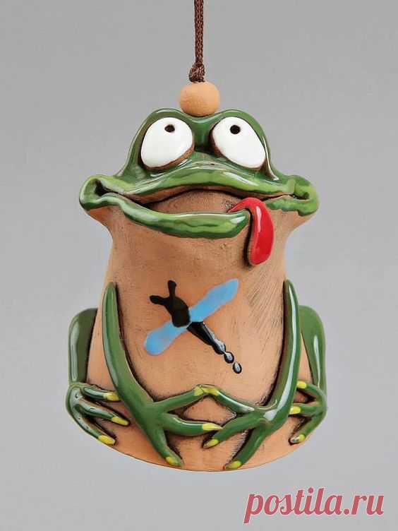 (32) Ceramic Frog Bell, Green Frog, Kids toy, School Accessories