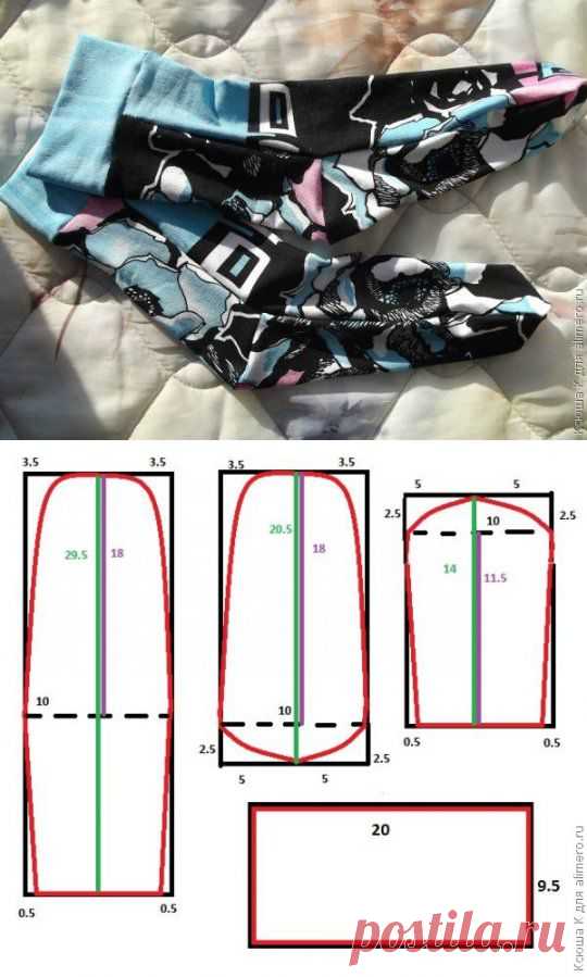 Шьем носочки из трикотажа. Мастер-класс
