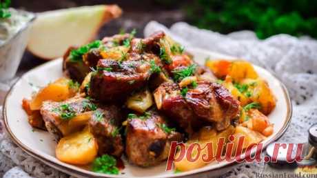 Всегда сытно и вкусно. Свиные ребрышки с овощами | ЛУЧШИЕ РЕЦЕПТЫ RussianFood.com | Дзен
