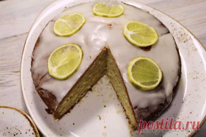 Лаймовый пирог. Сочный, ароматный в меру кислый рассыпчатый пирог с лаймом