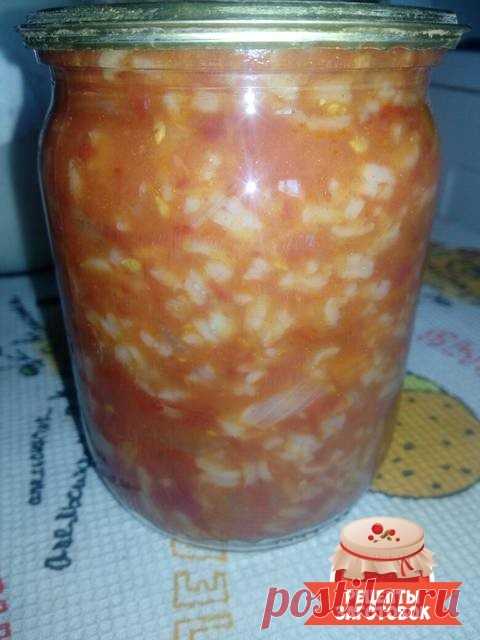 Салат с рисом 