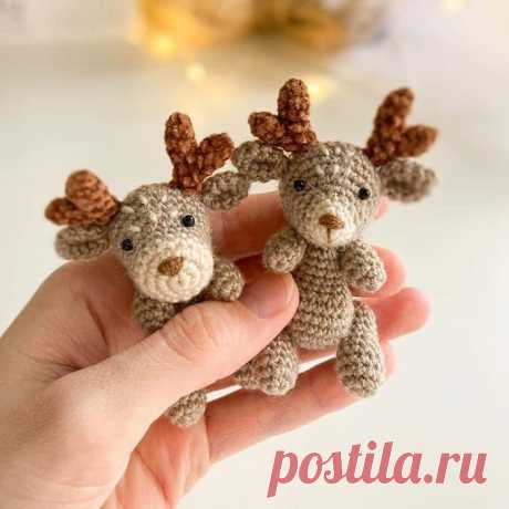 Оленята крючком. Амигуруми схемы и описания. Автор: @scandistyle_dolls | IRINELY.ART
