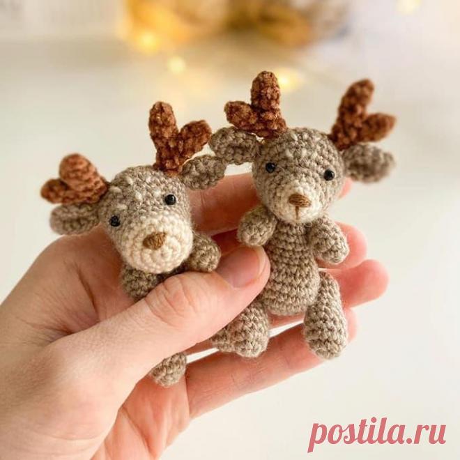 Оленята крючком. Амигуруми схемы и описания. Автор: @scandistyle_dolls | IRINELY.ART