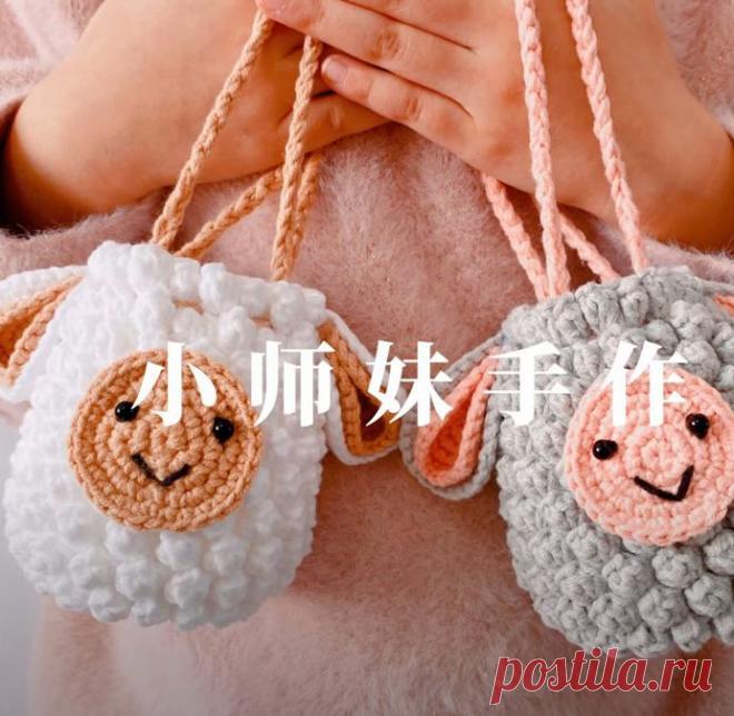 Как связать маленькую сумочку крючком 