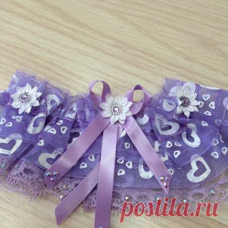 Кружевная подвязка, ручная работа (дизайнер Т.Ломакина)🌸🌸🌸🌸🌸цена 500 р.