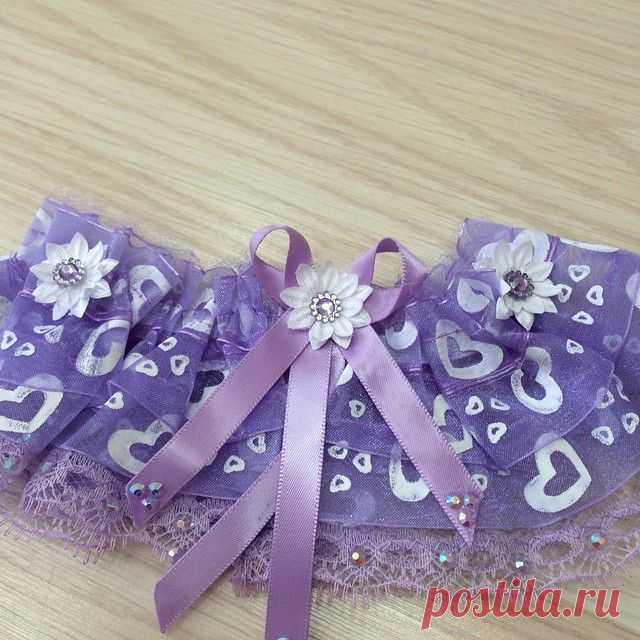 Кружевная подвязка, ручная работа (дизайнер Т.Ломакина)🌸🌸🌸🌸🌸цена 500 р.