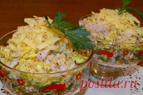 Изысканный легкий салат 
