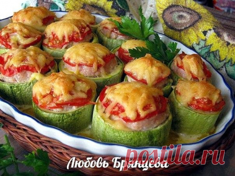 ФАРШИРОВАННЫЕ КАБАЧКИ «СЮРПРИЗ»