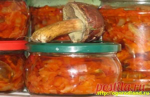 Грибная солянка с овощами на зиму. Пошаговый рецепт