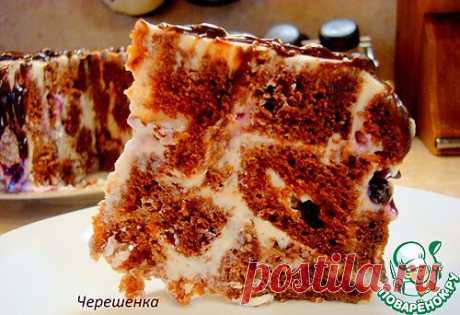 Шоколадный торт с творожно-йогуртовым кремом. Olena731