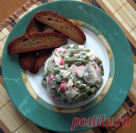 Просто ну очень вкусный салат!