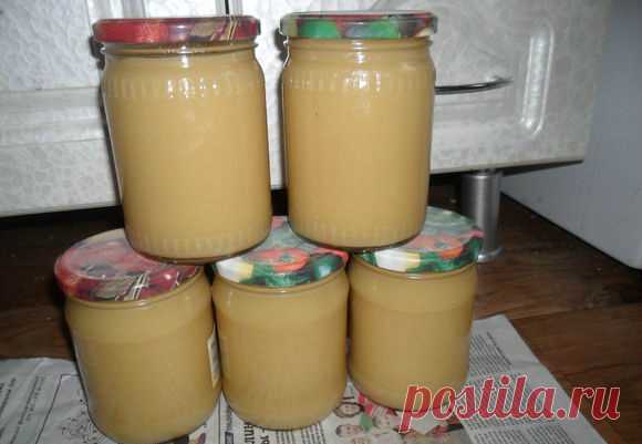 Яблочное пюре «Неженка» со сгущенкой