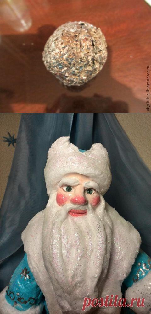 "Морозко" - Дед Мороз из ваты - Ярмарка Мастеров - ручная работа, handmade