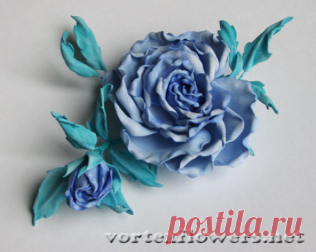 Из фоамирана | Vortex Flowers