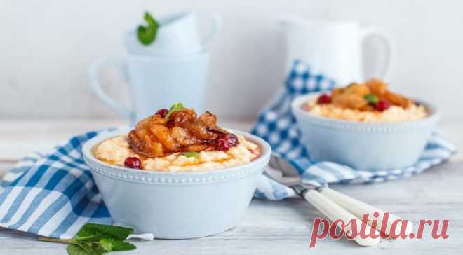Рисовый пудинг — отличное блюдо для ленивого завтрака! — Вкусные рецепты