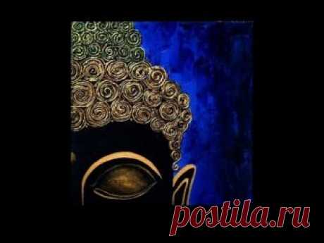 Glue Gun Art: Painting Buddha
