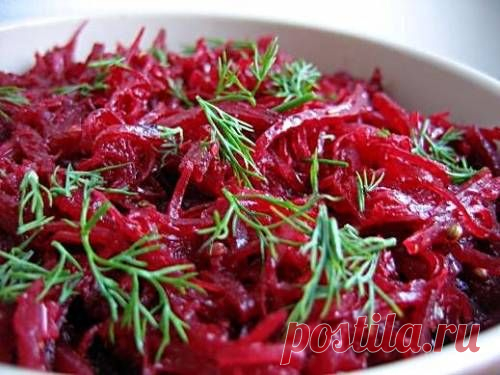 Салат постный с морковью, капустой и свеклой / Простые рецепты