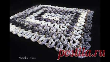КОВРИК КРЮЧКОМ ЗА 3 ЧАСА! knitted carpet/gestrickter Teppich Самый простой и быстрый вариант вязаного коврика.