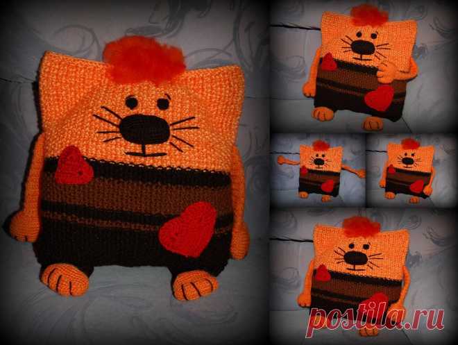 Мартовский кот (подушка)
Скоро же весна! :)