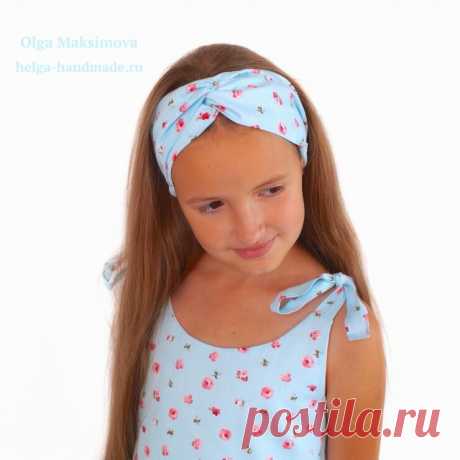 Повязка-тюрбан на голову / Чалма для волос своими руками | helga-handmade.ru | Яндекс Дзен