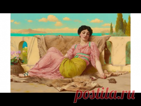 Картины художников  (John William Godward ) под расслабляющую музыку 741 Hz Эмоциональный детокс 🎧