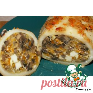Фаршированные кальмары - кулинарный рецепт
