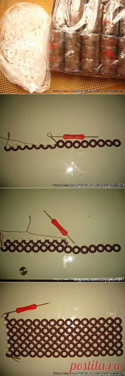 Irish crochet &: Обувь и другие изделия из цепочки колец. МК. step by step