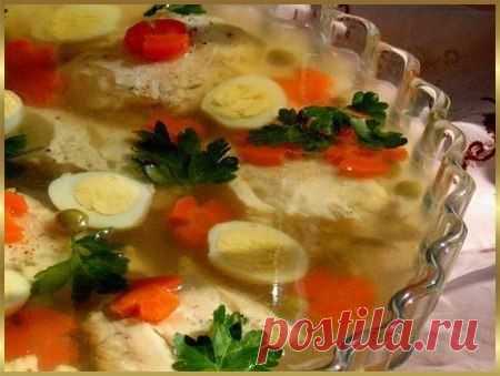 Заливное из рыбы