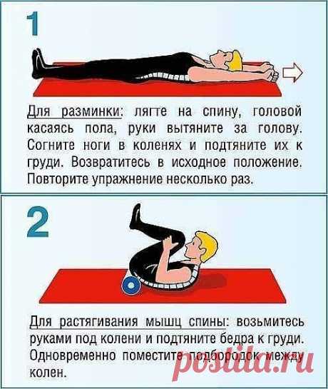 Упражнения для осанки.
