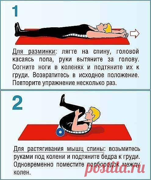 Упражнения для осанки.