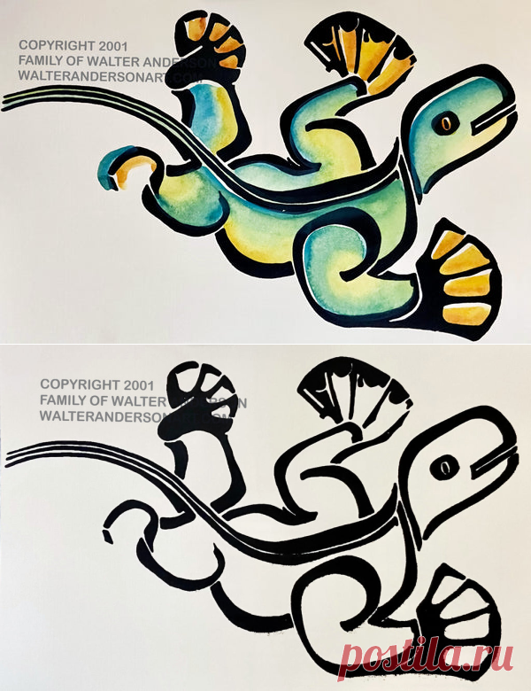 Sapos y Diamantes - Lagarto – Realizaciones: The Walter Anderson Shop