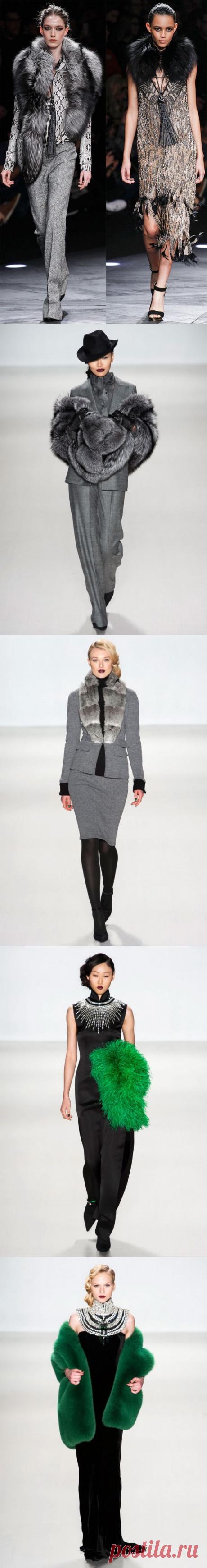 Меховые аксессуары - горжетки, болеро, палантины и меховой