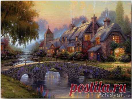 Праздник Света от Томаса Кинкейда (Thomas Kinkade) | Actual-art.ru