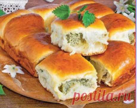 Булочки с творогом и крапивой - Харчовка