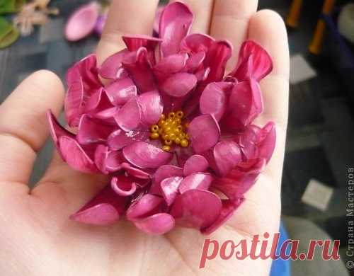 Пионы из пластиковых бутылок МК