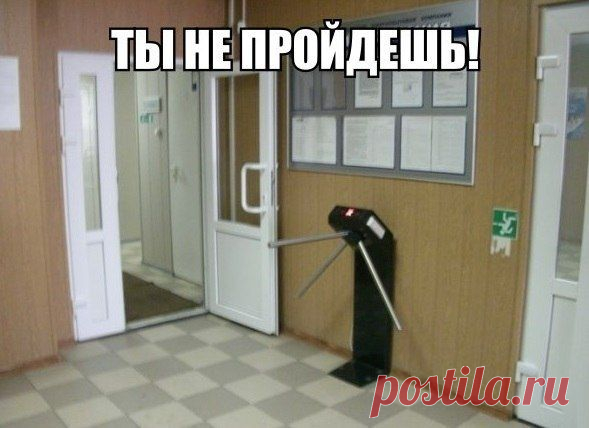 Ты не пройдешь! | http://kapibar.com/ty-ne-projdesh/
