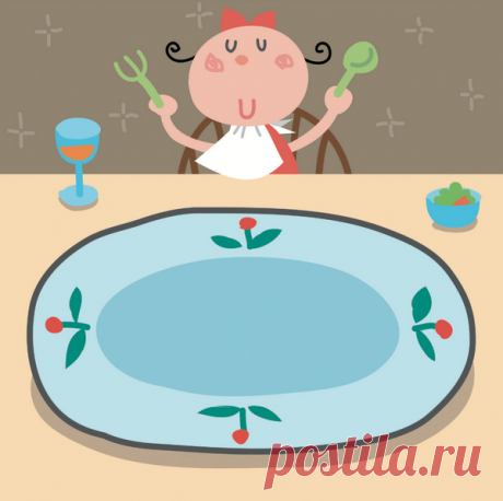 Попросите малыша нарисовать макароны в тарелке. Используйте восковой карандаш оранжевого цвета.