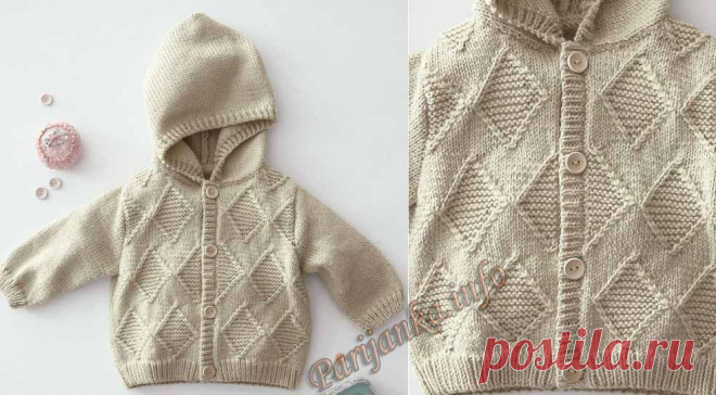 Пальто с капюшоном (д) 04*108 Phildar