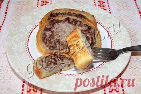 гренки с фаршем, рецепт приготовления