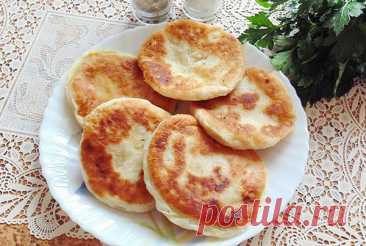 Тонкие лепешки с гороховым пюре — Домашняя кулинария