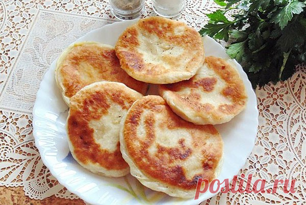 Тонкие лепешки с гороховым пюре — Домашняя кулинария