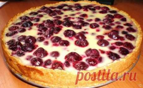 быстрый вишневый пирог
