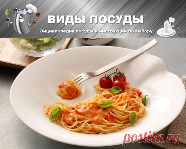 Виды тарелок для пасты с полями и углублением: в чем правильно подать спагетти